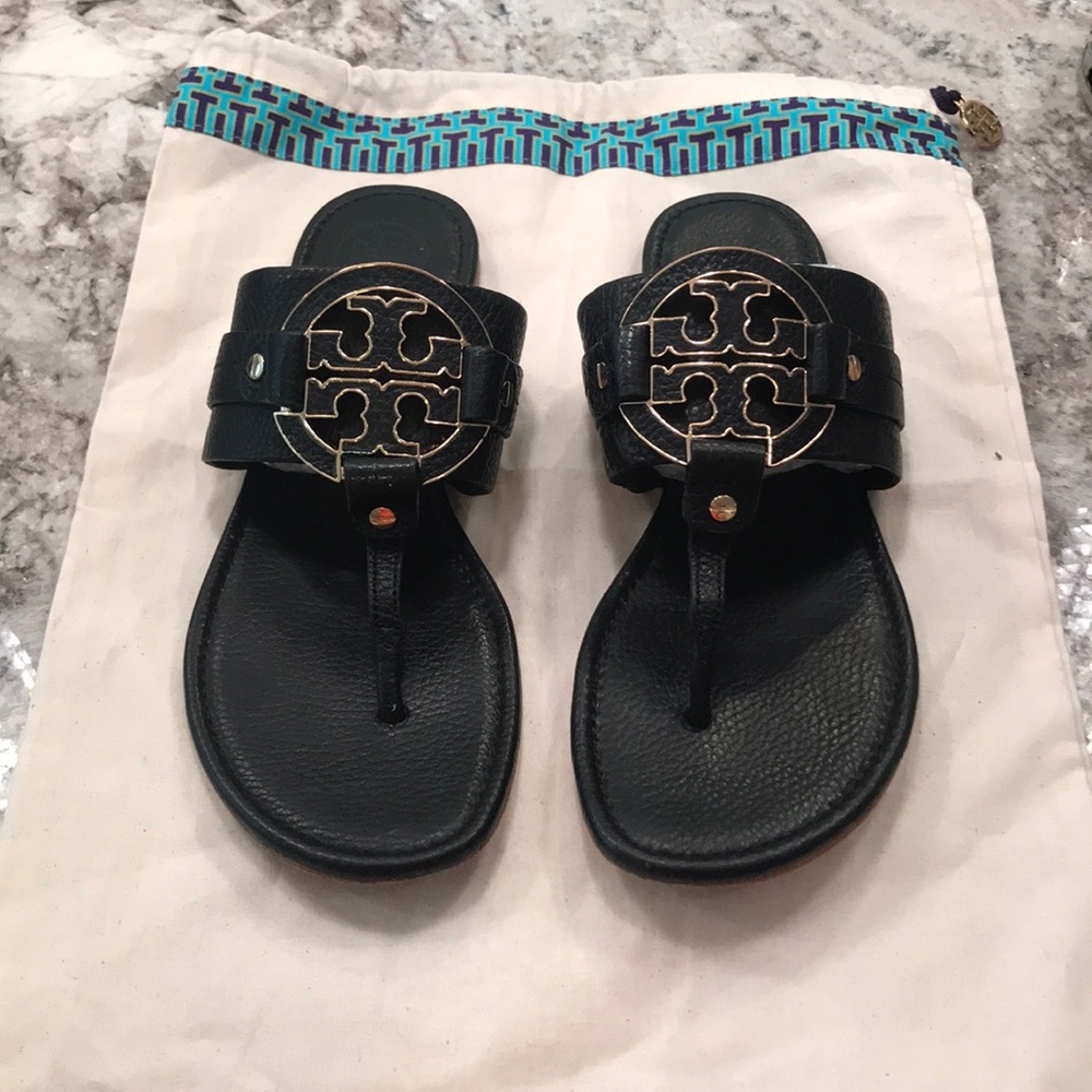 ❌SOLD ❌ TORY BURCH Black Leather Sandals